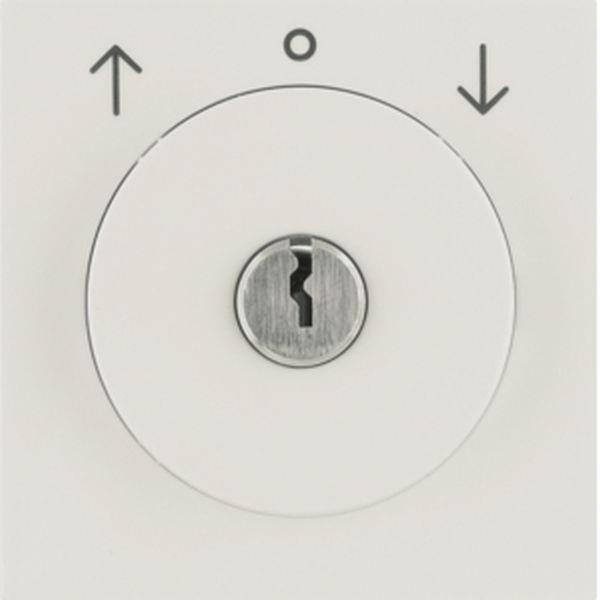 Berker Z-stück m Schloss für Jal. S.1/B.x weiß