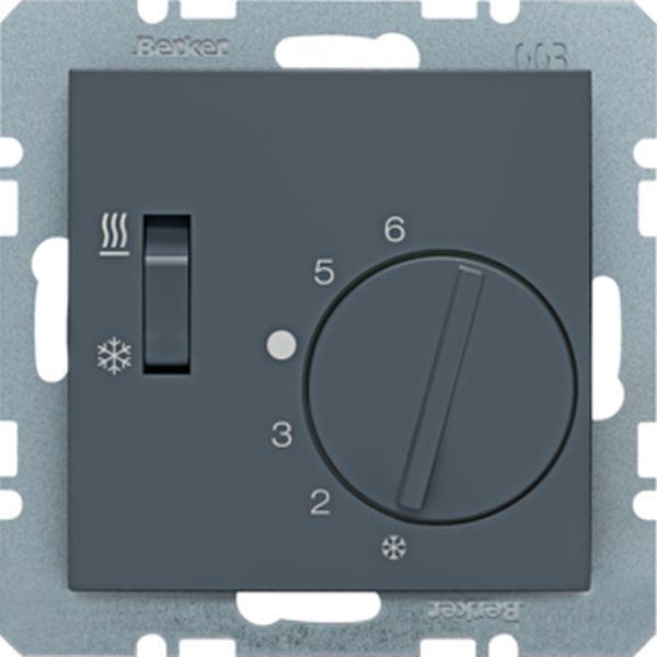 Berker RTR, Wechsler, Heiz/Kühl, Sx/Bx, anthr.