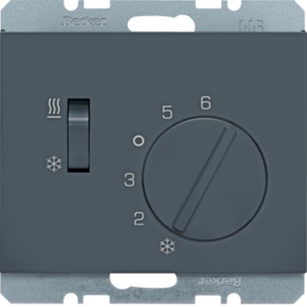 Berker RTR, Wechsler, Heiz/Kühl, K.1, anthr.