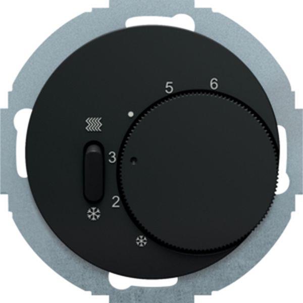 Berker RTR, Wechsler, Heiz/Kühl, R.cl., sw. gl.