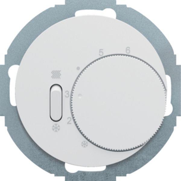 Berker RTR, Wechsler, Heiz/Kühl, R.cl., pw. gl.