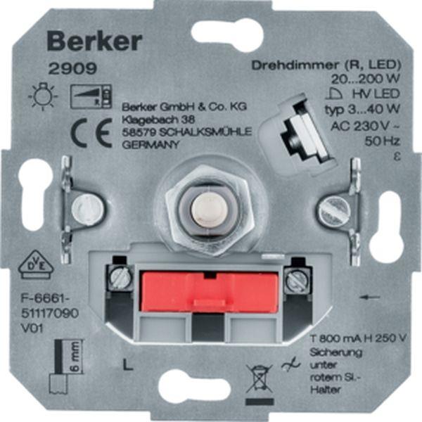 Berker Drehdimmer (R, LED), Dimmer für Lichtsteuerung