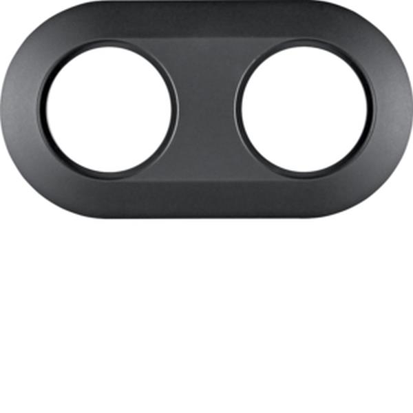 Berker Rahmen 2fach 1930 softtouch schw.