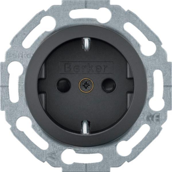 Berker Steckdose 1930 softtouch schw.
