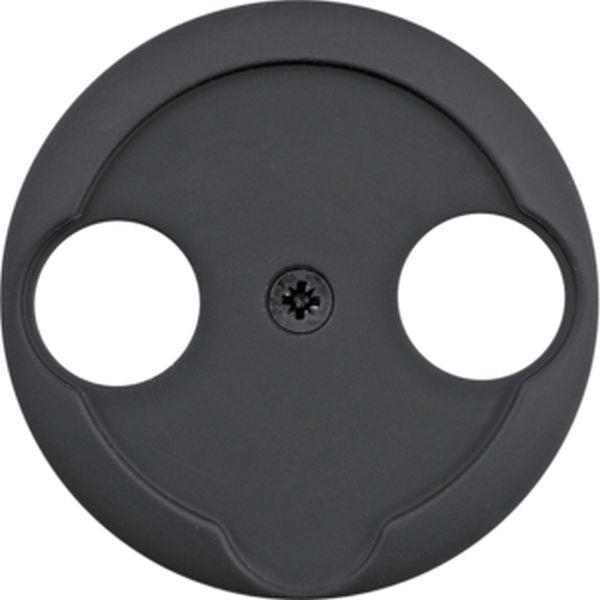 Berker Zentralstück Ant.Std.1930 softtouch schw