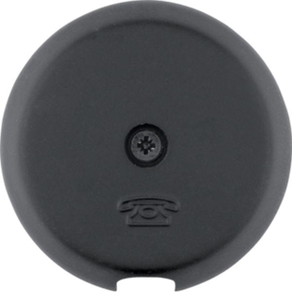 Berker Z-Stk. Kabelauslass 1930 softtouch schw.