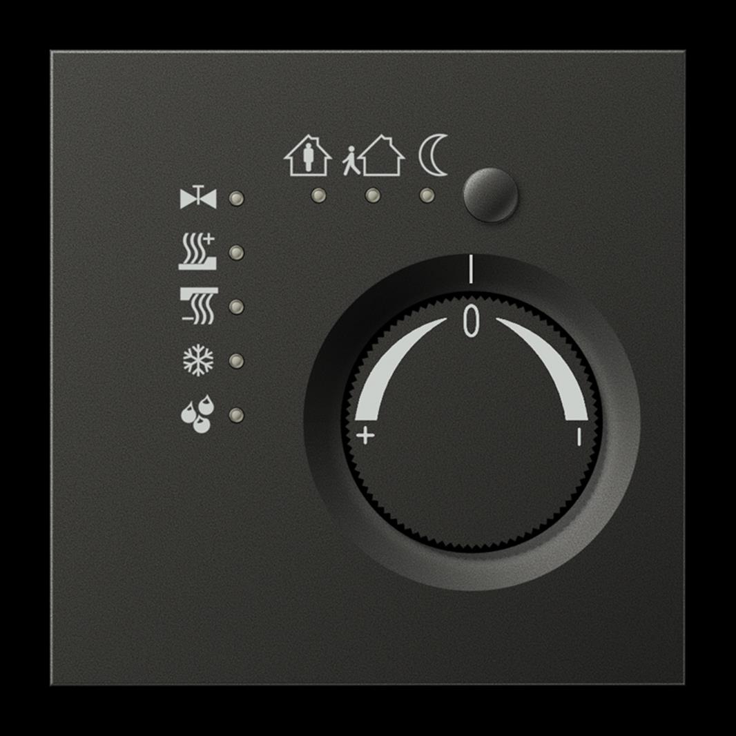 Jung KNX Stetigregler, Aluminium lackiert, Serie LS, anthrazit