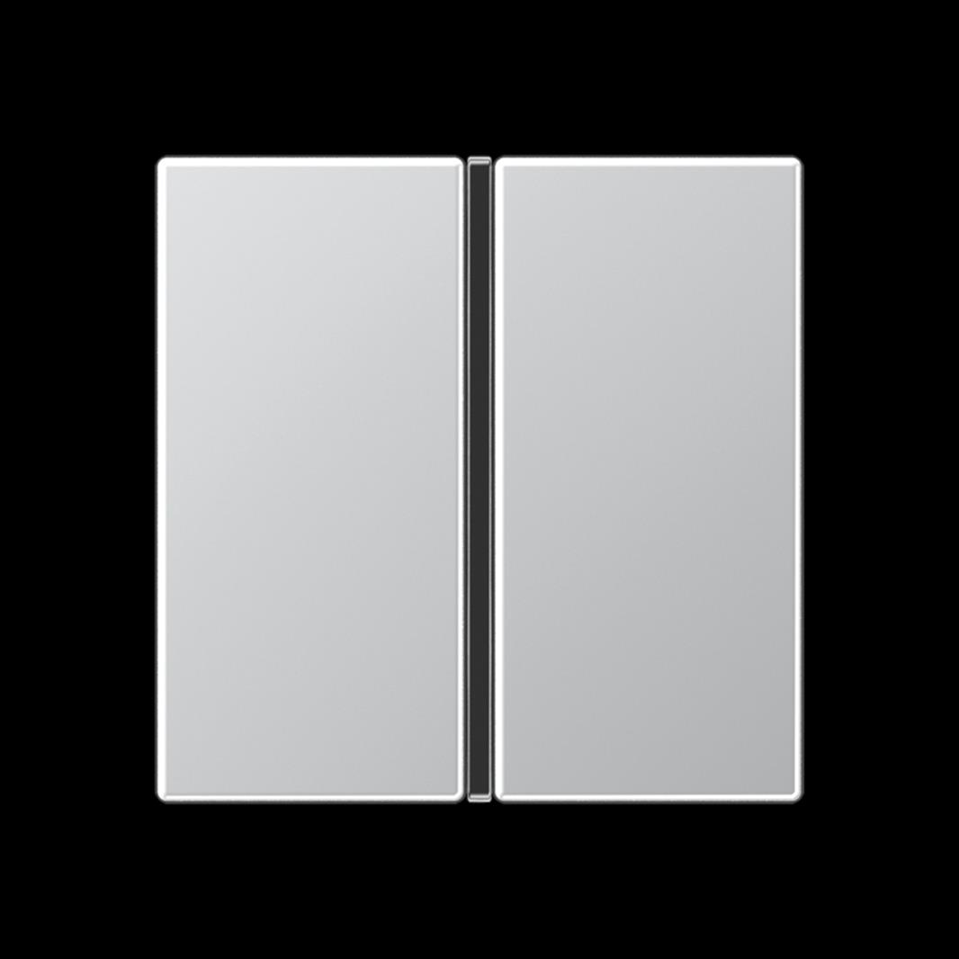 Jung Tastensatz, F40, Thermoplast lackiert, Serie A, aluminium