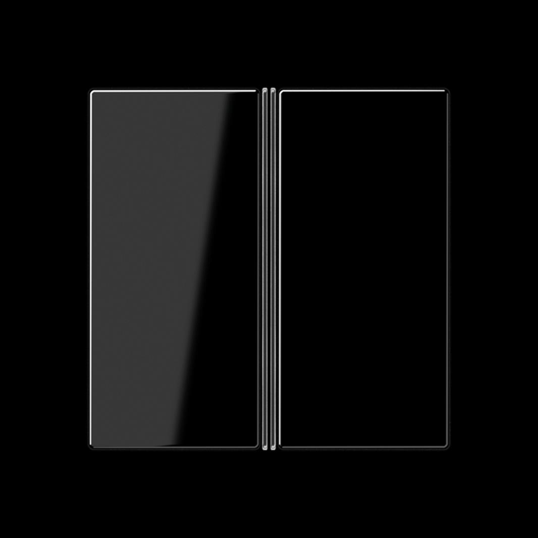 Jung Tastensatz, F40, Thermoplast, Serie A, schwarz