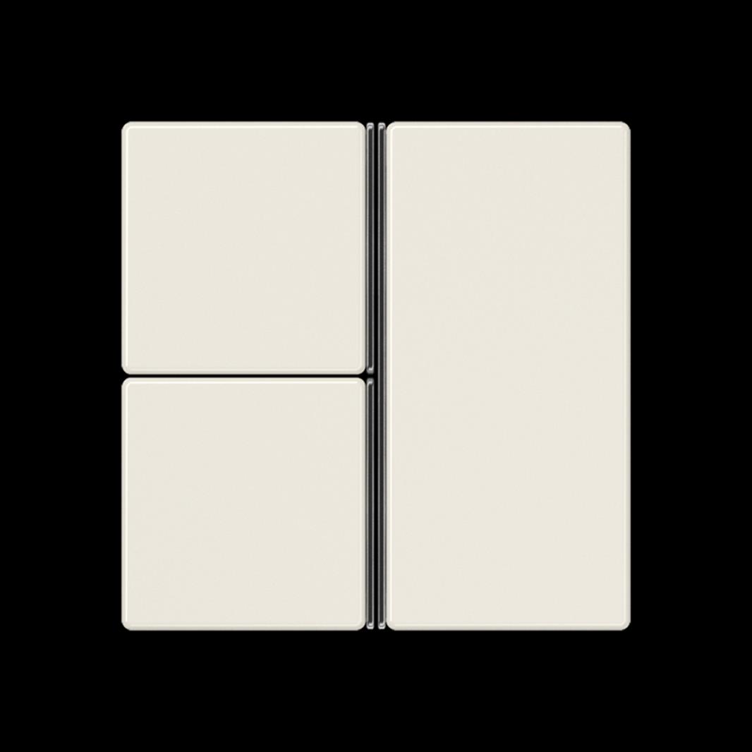 Jung Tastensatz, F40, Thermoplast, Serie AS, weiß