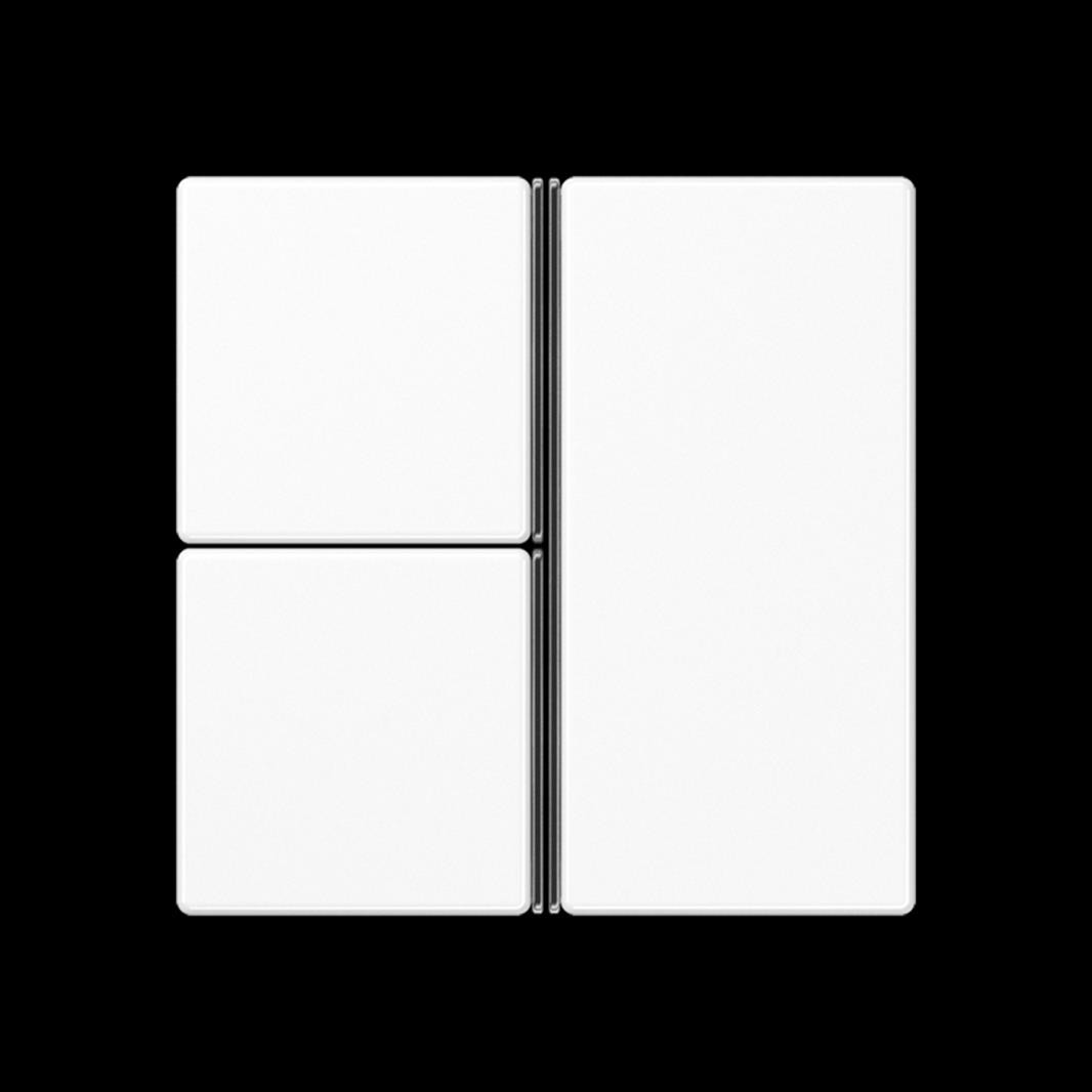 Jung Tastensatz, F40, Thermoplast, Serie AS/A, alpinweiß