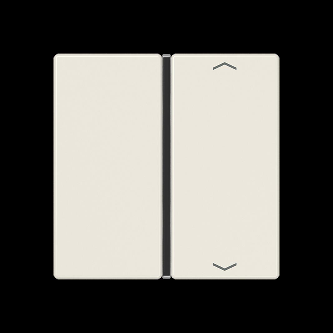 Jung Taste, F40, mit Pfeilsymbolen, Thermoplast, Serie AS, weiß