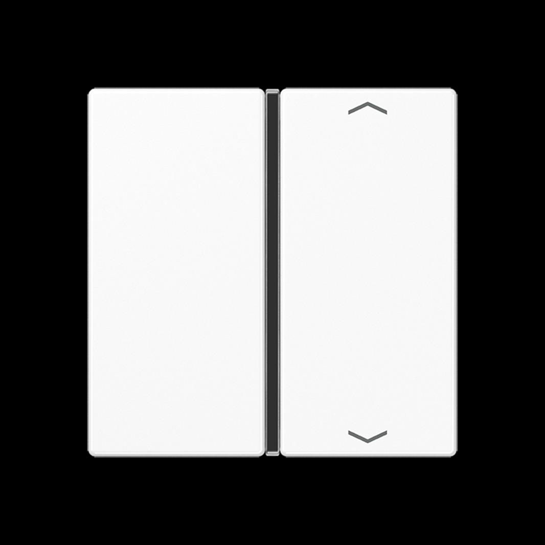 Jung Taste, F40, mit Pfeilsymbolen, Thermoplast, Serie AS/A, alpinweiß