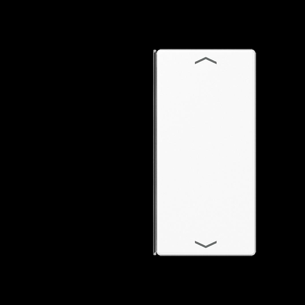 Jung Taste, F40, mit Pfeilsymbolen, Thermoplast, Serie AS/A, alpinweiß