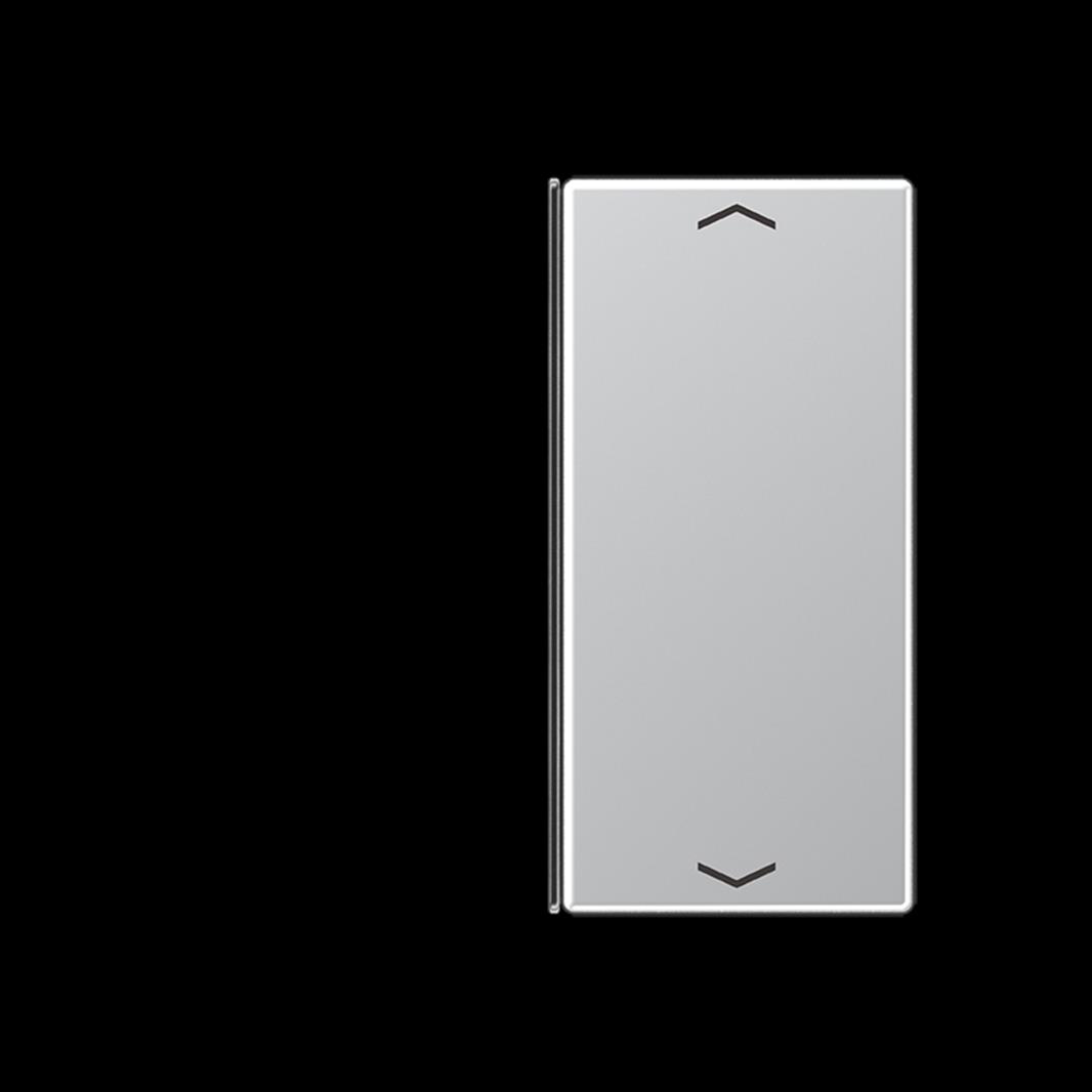 Jung Taste, F40, mit Pfeilsymbolen, Thermoplast lackiert, Serie A, aluminium