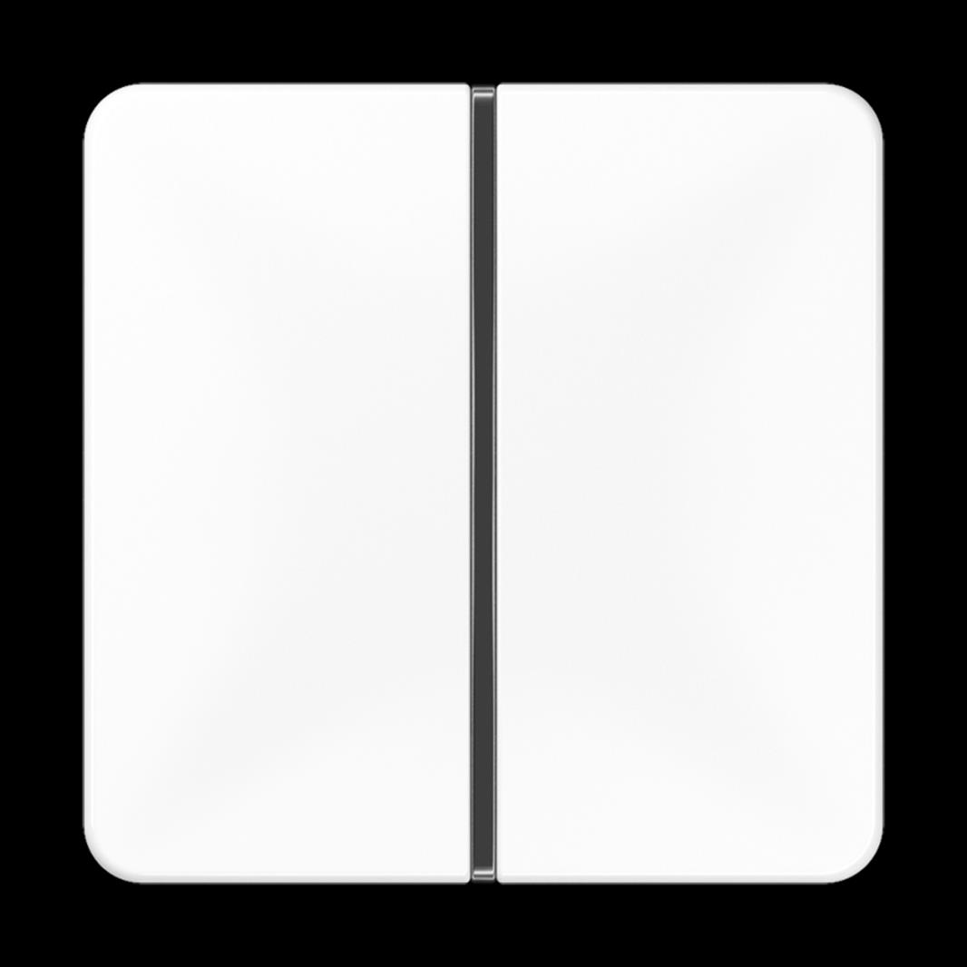 Jung Tastensatz, F40, Thermoplast, Serie CD, alpinweiß