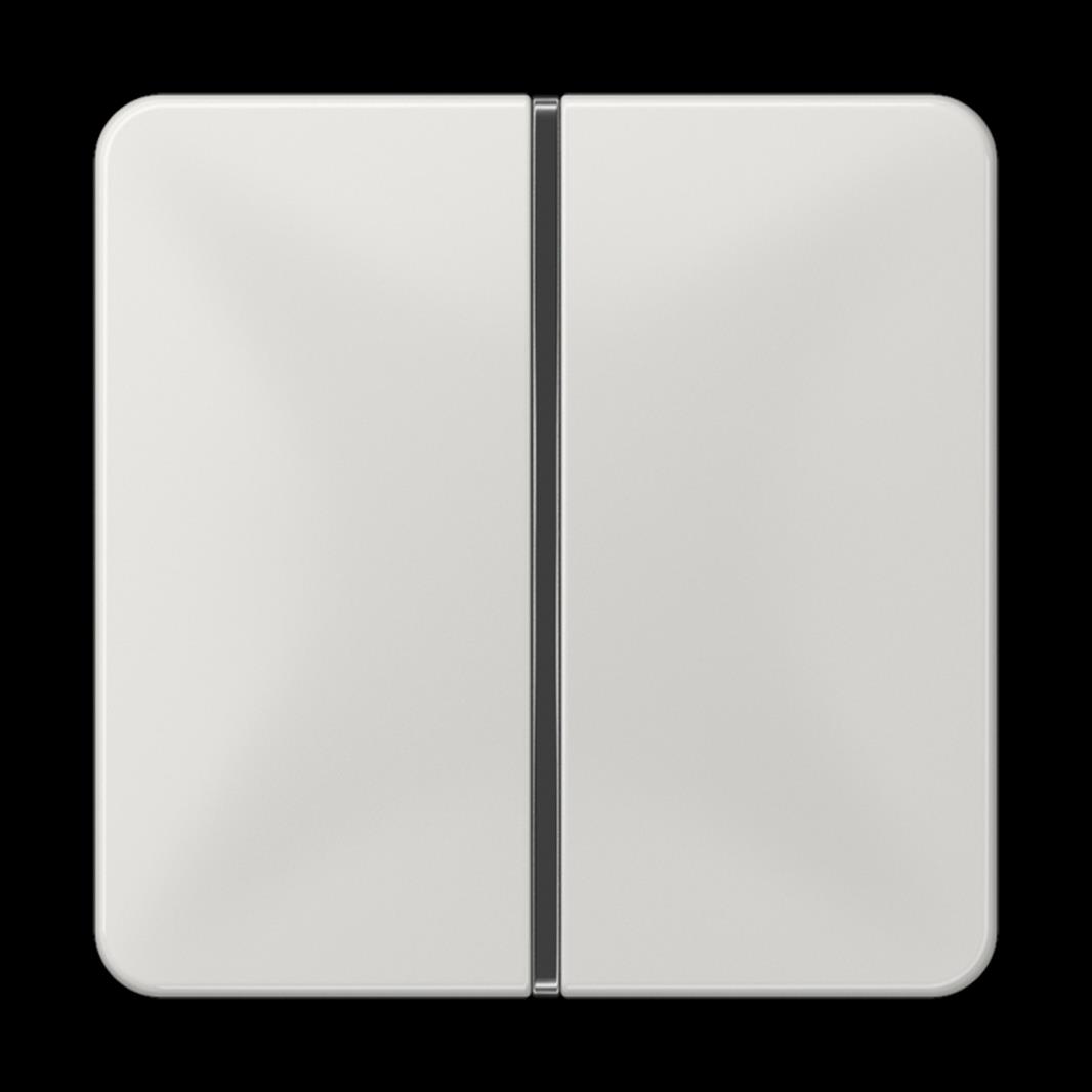 Jung Tastensatz, F40, Thermoplast, Serie CD, lichtgrau