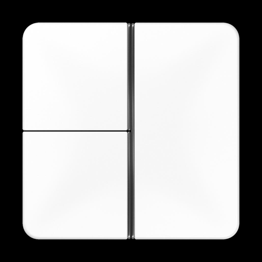 Jung Tastensatz, F40, Thermoplast, Serie CD, alpinweiß