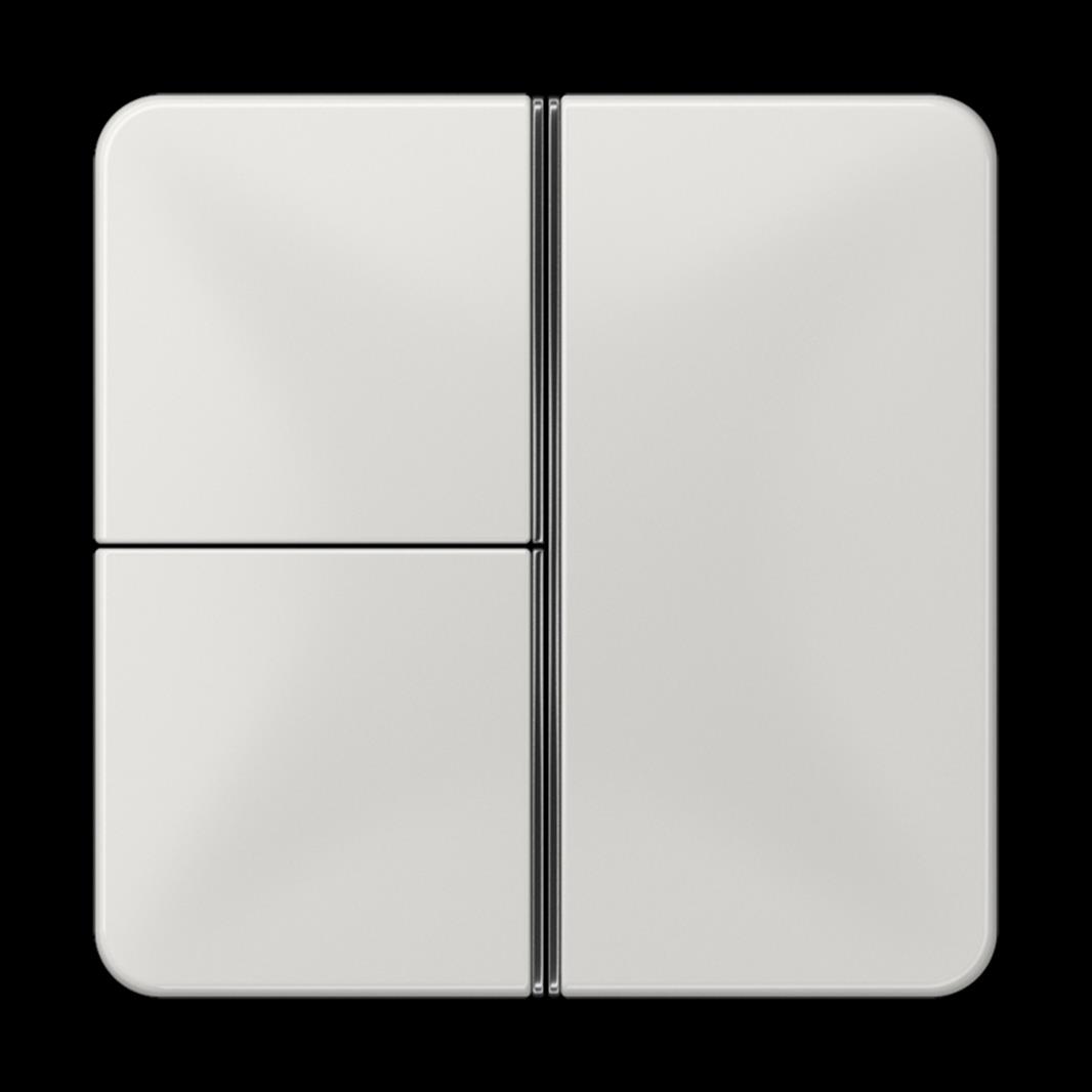 Jung Tastensatz, F40, Thermoplast, Serie CD, lichtgrau