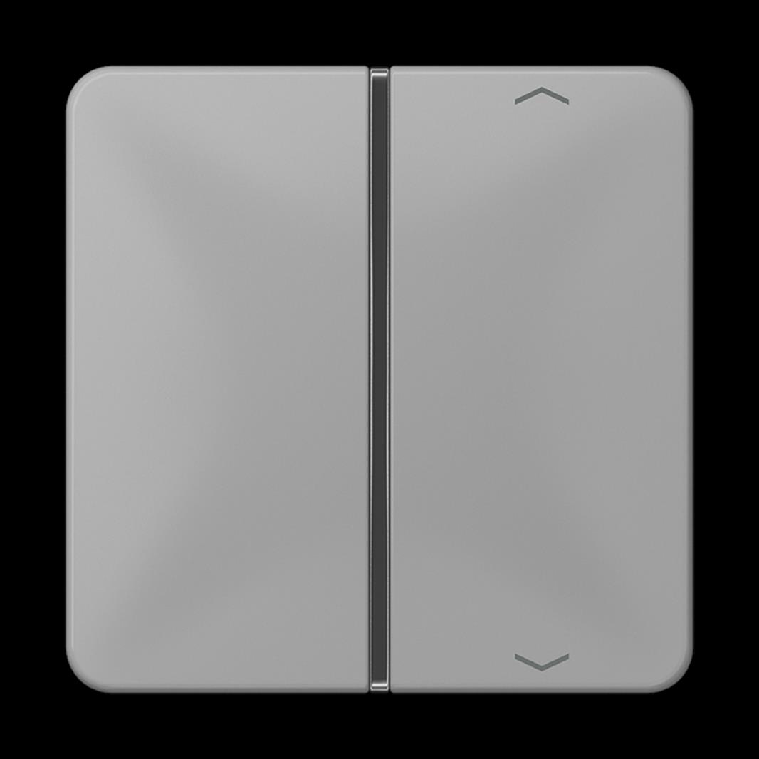 Jung Taste, F40, mit Pfeilsymbolen, Thermoplast, Serie CD, grau