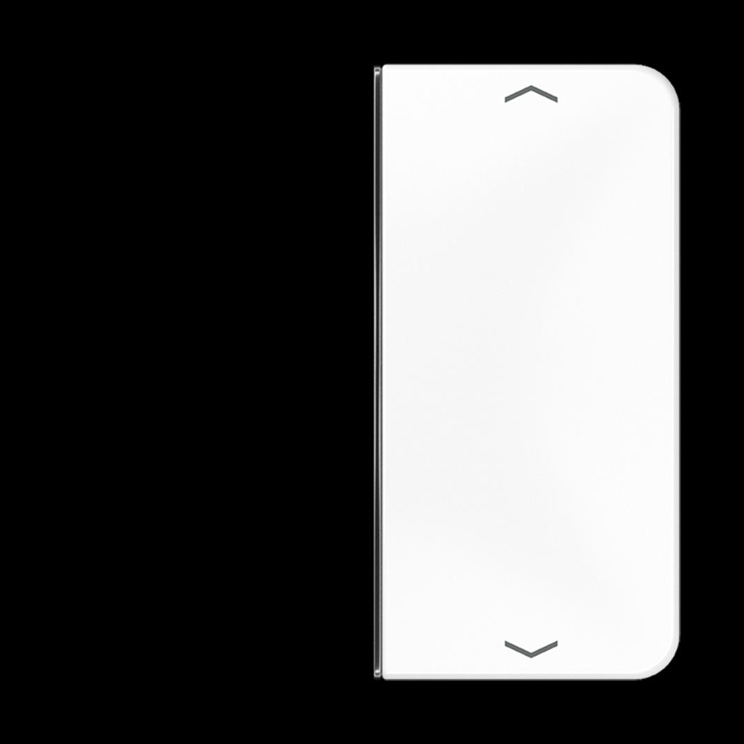 Jung Taste, F40, mit Pfeilsymbolen, Thermoplast, Serie CD, alpinweiß