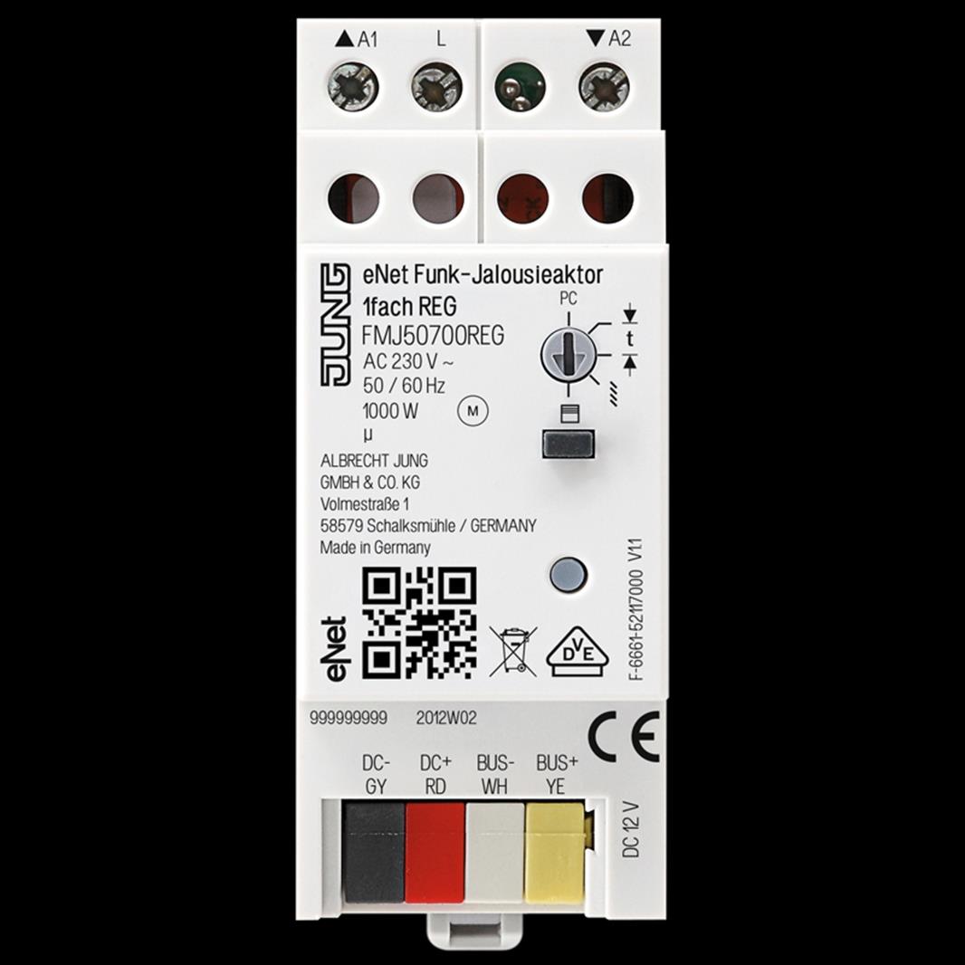 Jung eNet Funk-Jalousieaktor 1fach, REG, 2 TE
