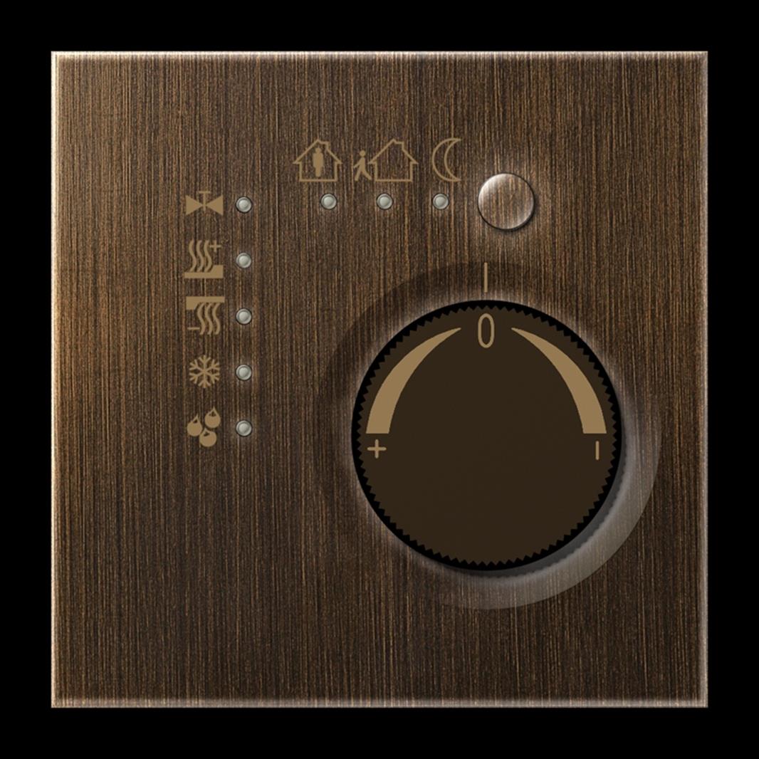 Jung KNX Stetigregler mit integrierter Tasterschnittstelle 4fach, Serie LS, Mess