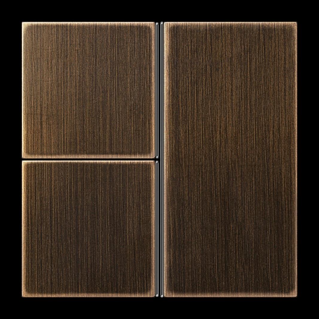 Jung Tastensatz, F40, Serie LS, Messing antik