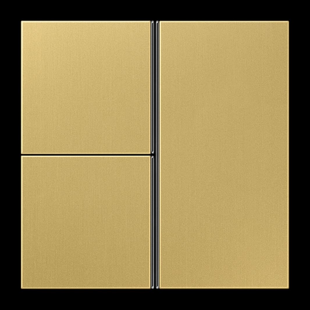 Jung Tastensatz, F40, Serie LS, Messing classic