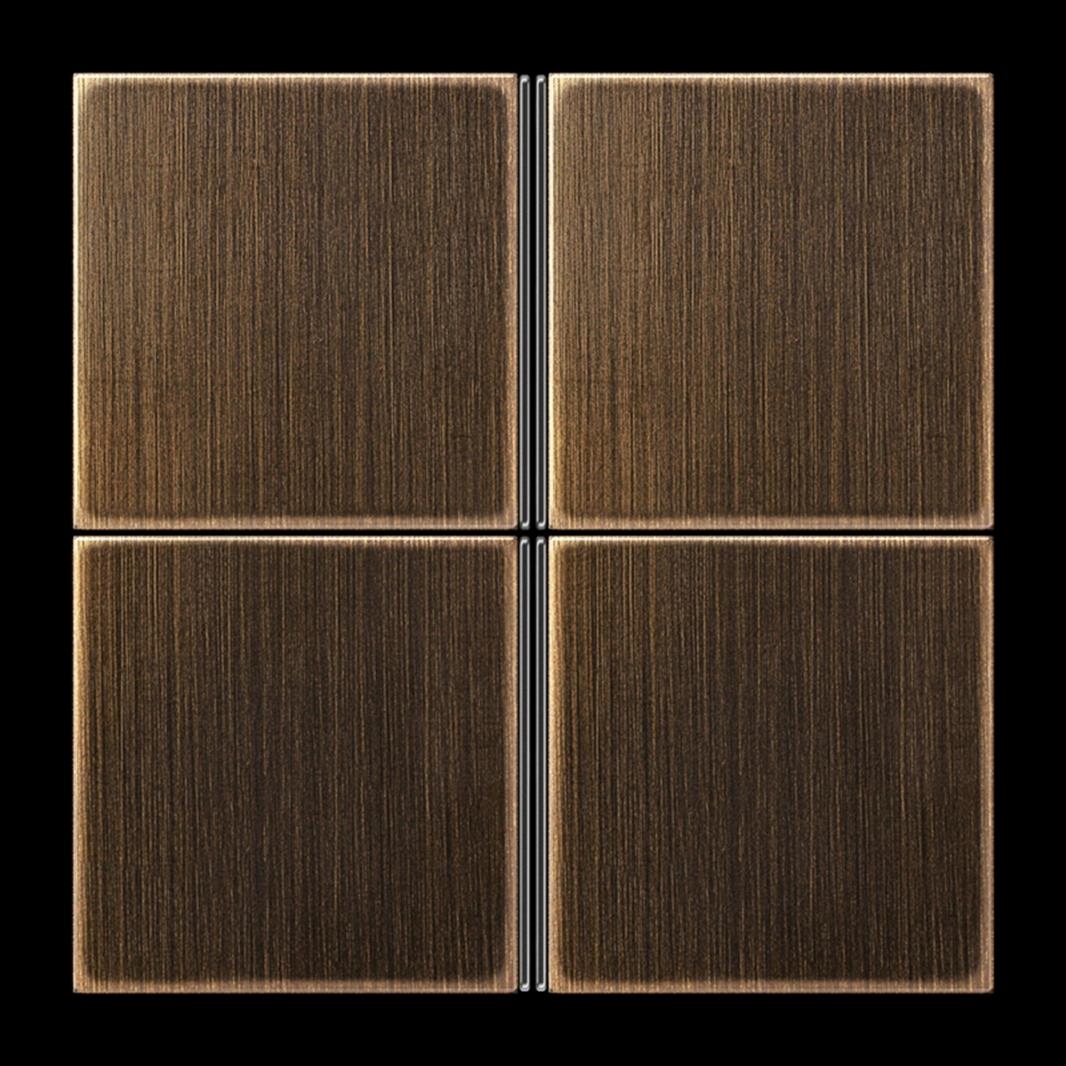 Jung Tastensatz, F40, Serie LS, Messing antik