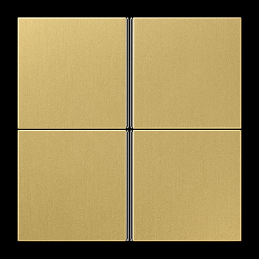 Jung Tastensatz, F40, Serie LS, Messing classic