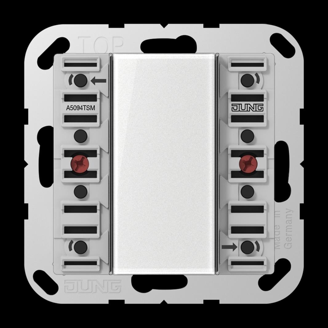 Jung KNX Tastsensor-Modul Universal, 4fach, F50, Serie AS/A
