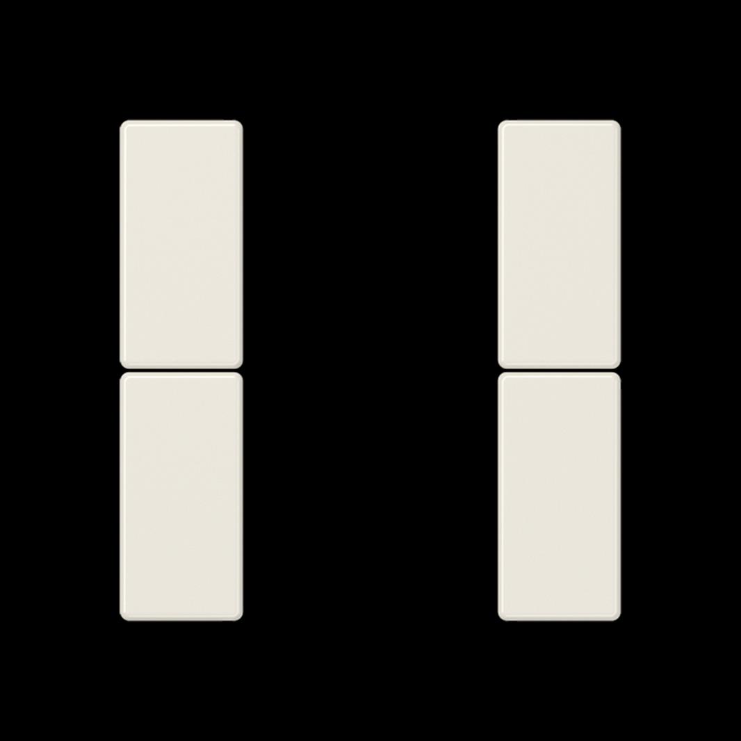 Jung Tastensatz, F50, Thermoplast, Serie AS, weiß