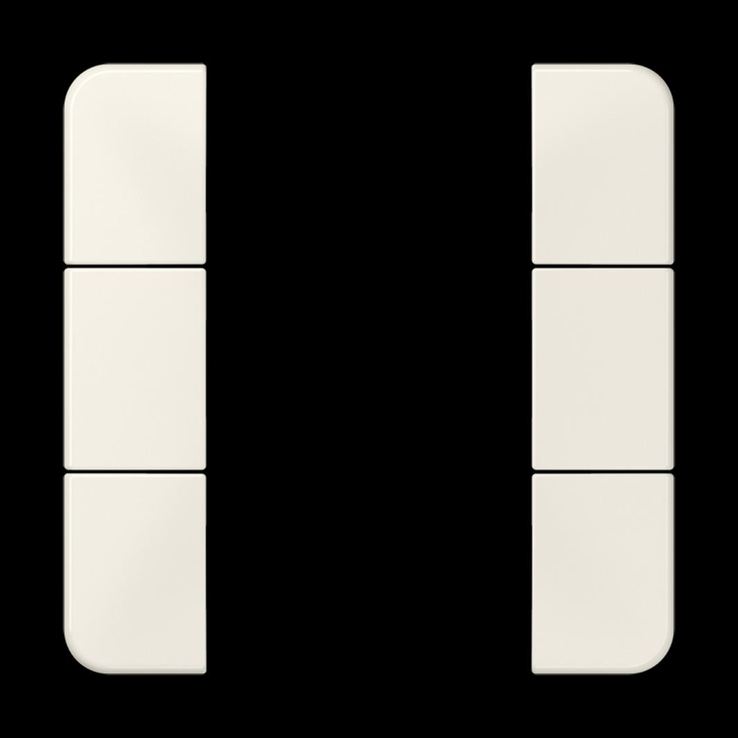 Jung Tastensatz, F50, Thermoplast, Serie CD, weiß