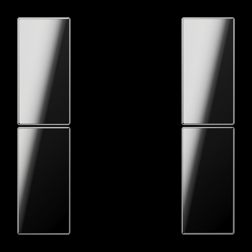 Jung Tastensatz, F50, Serie LS, glanzchrom