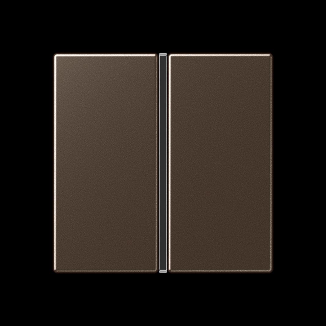 Jung Tastensatz, F40, Thermoplast lackiert, Serie A, mokka