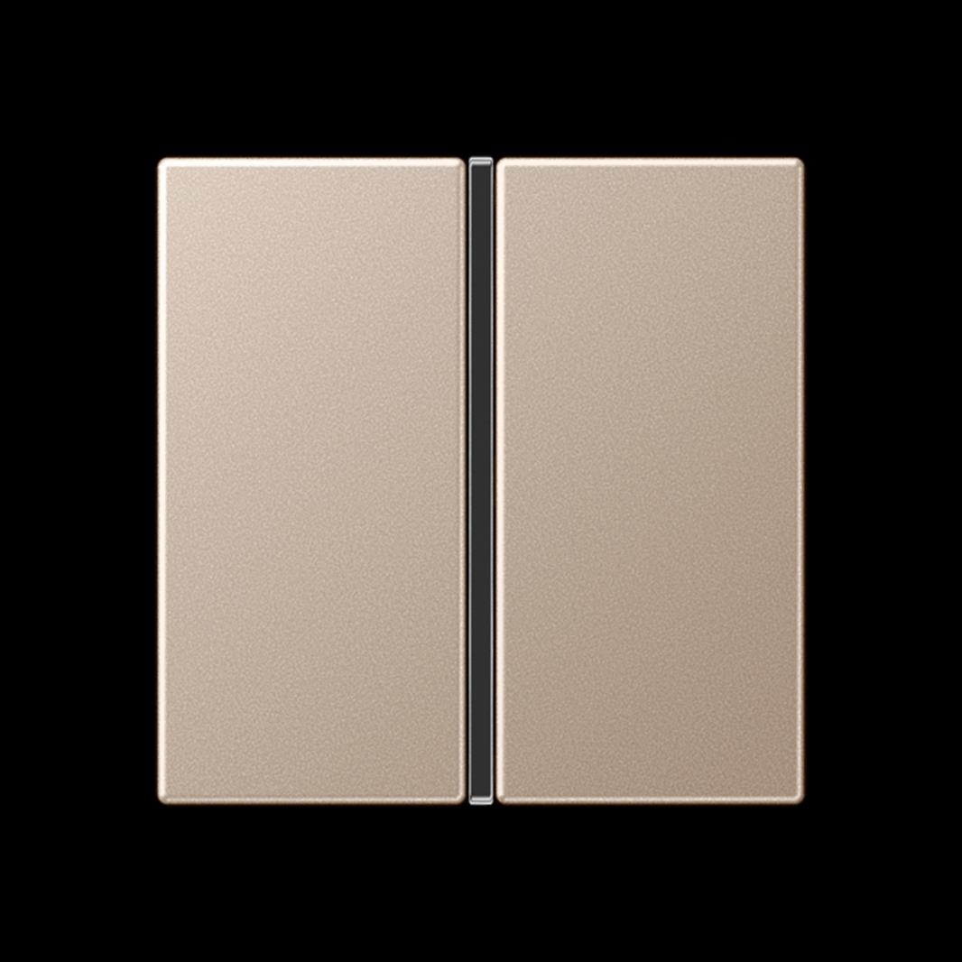 Jung Tastensatz, F40, Thermoplast lackiert, Serie A, champagner