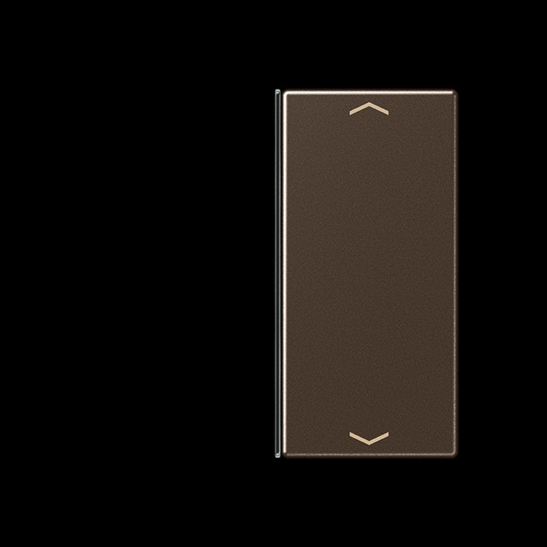 Jung Taste, F40, mit Pfeilsymbolen, Thermoplast lackiert, Serie A, mokka