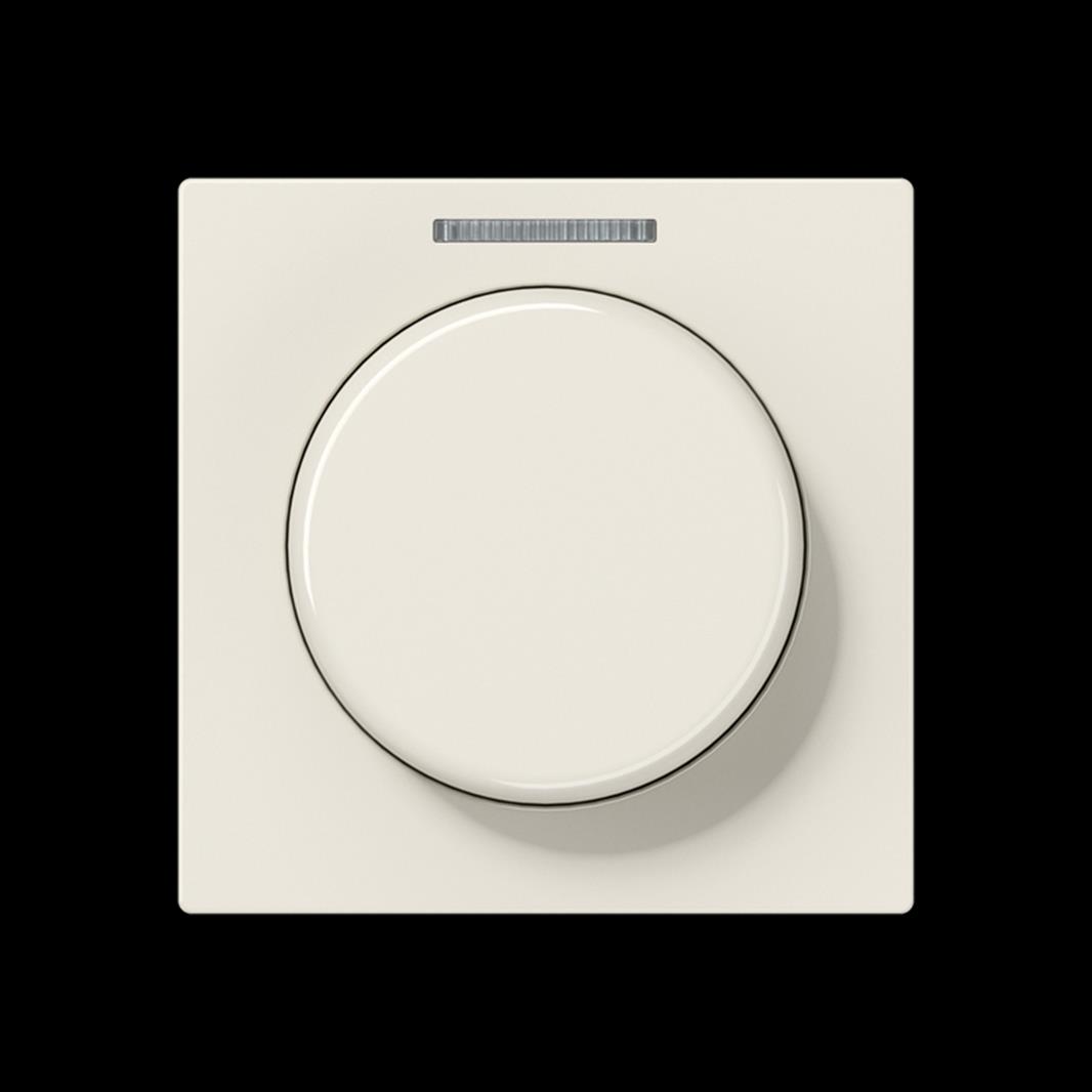 Jung Abdeckung mit Lichtleiter für KNX Drehsensor 1fach, mit Lichtleiter, Duropl