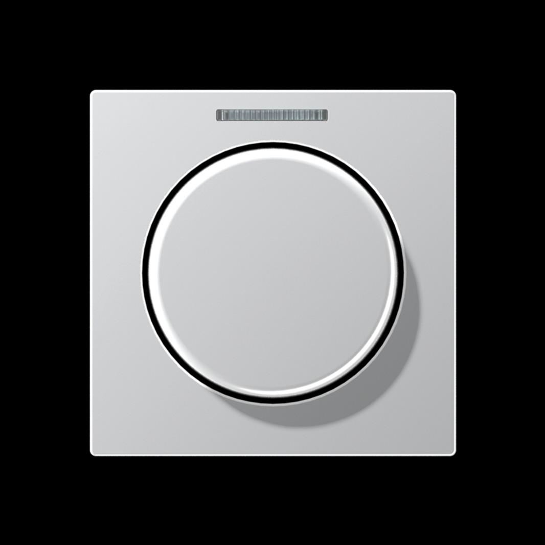 Jung Abdeckung mit Lichtleiter für KNX Drehsensor 1fach, mit Lichtleiter, Duropl