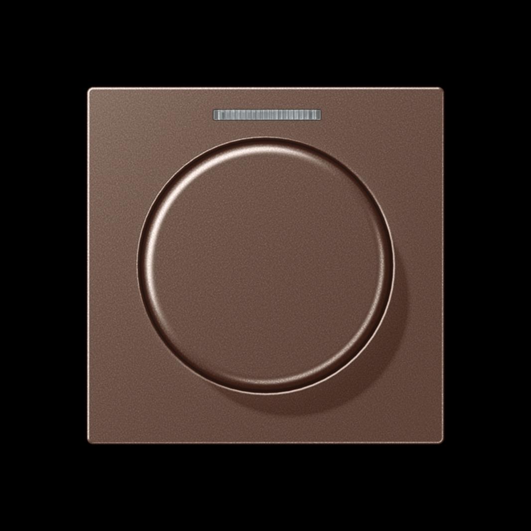 Jung Abdeckung mit Lichtleiter für KNX Drehsensor 1fach, mit Lichtleiter, Duropl