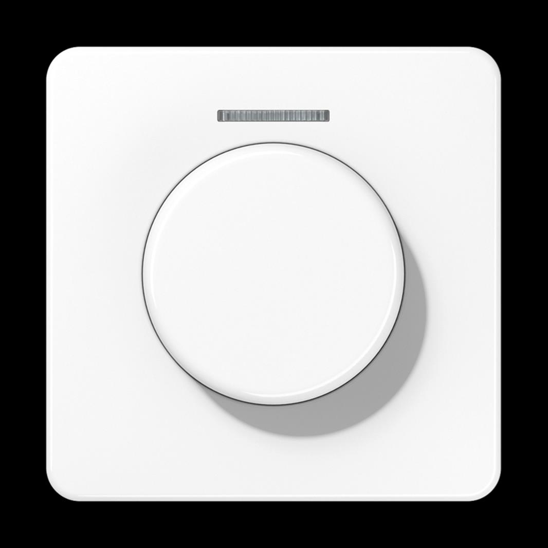 Jung Abdeckung mit Lichtleiter für KNX Drehsensor 1fach, mit Lichtleiter, Duropl