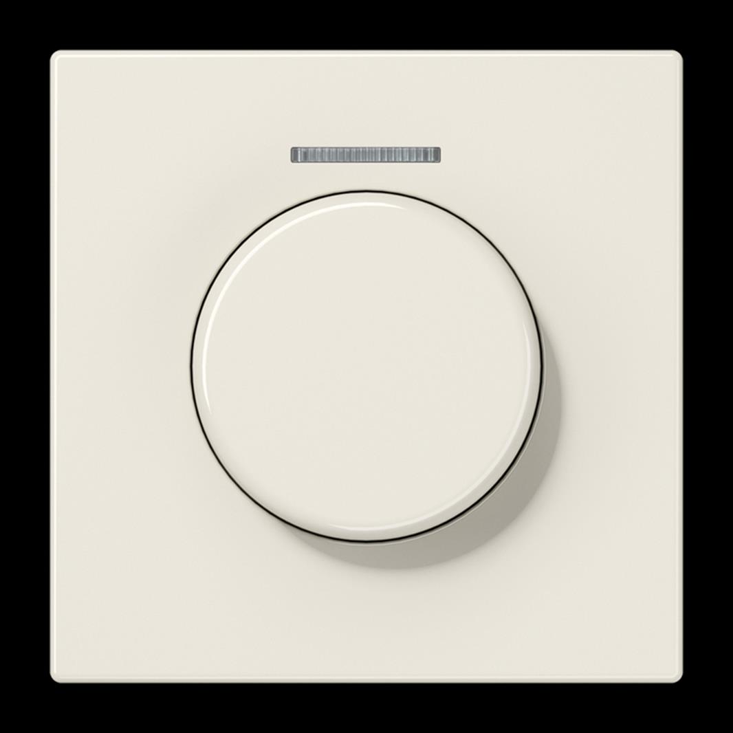 Jung Abdeckung mit Lichtleiter für KNX Drehsensor 1fach, mit Lichtleiter, Duropl