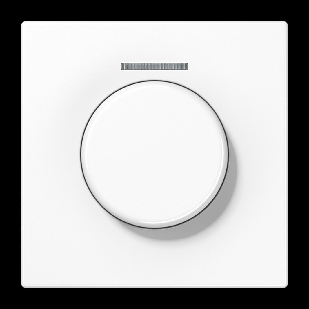 Jung Abdeckung mit Lichtleiter für KNX Drehsensor 1fach, mit Lichtleiter, Duropl