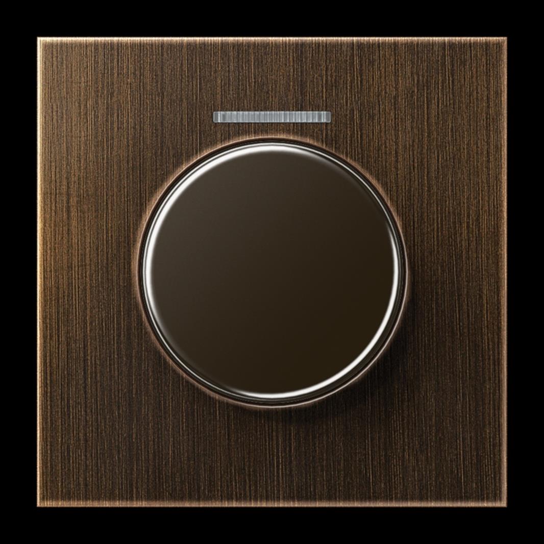 Jung Abdeckung mit Lichtleiter für KNX Drehsensor 1fach, mit Lichtleiter, Serie