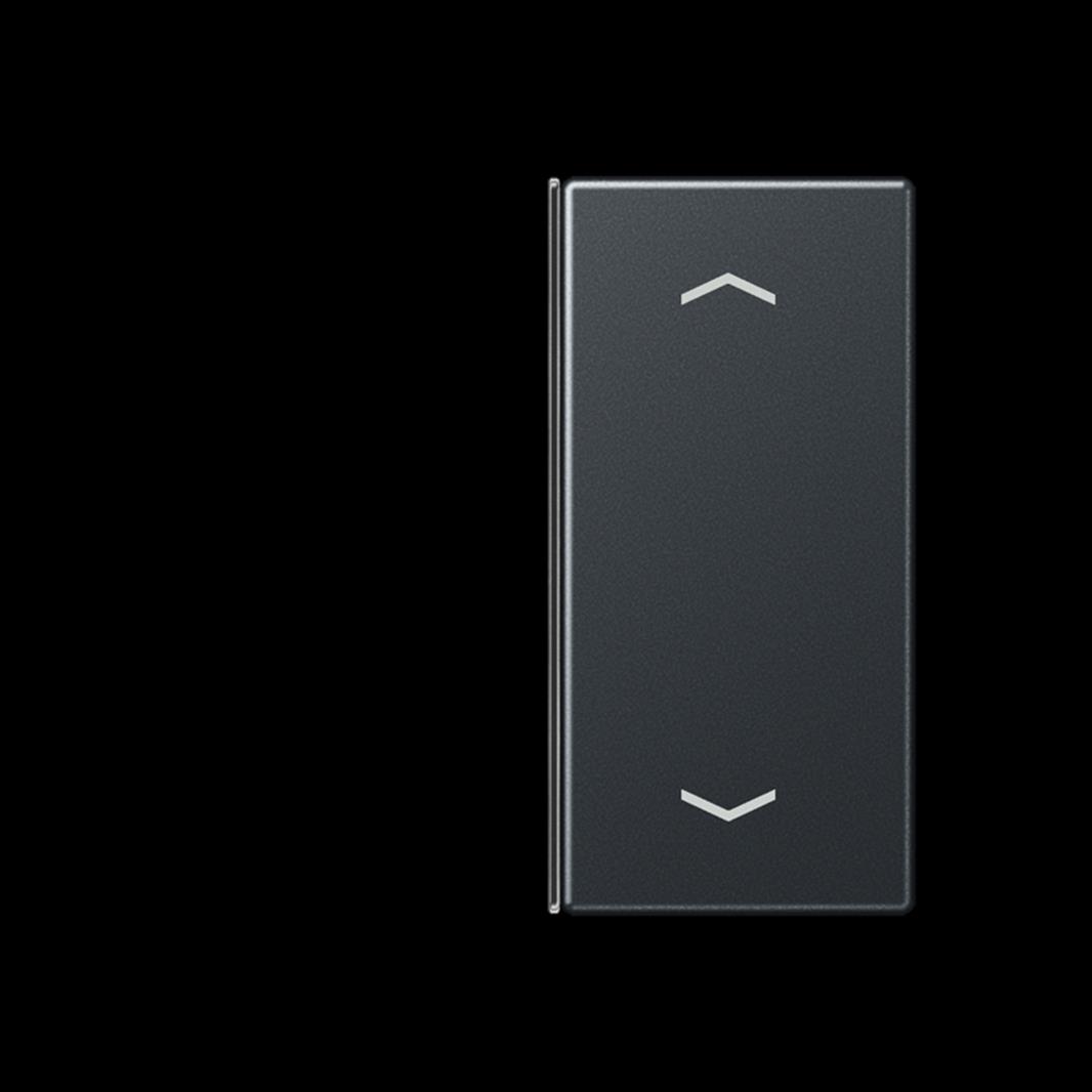 Jung Taste, F40, mit Pfeilsymbolen, Thermoplast lackiert, Serie A, anthrazit mat