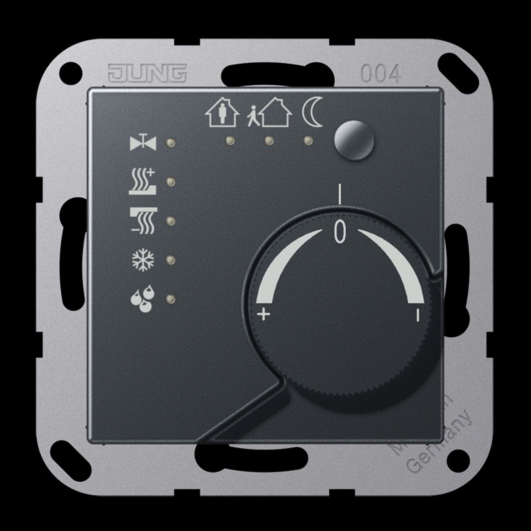 Jung KNX Stetigregler mit integrierter Tasterschnittstelle 4fach, Thermoplast la