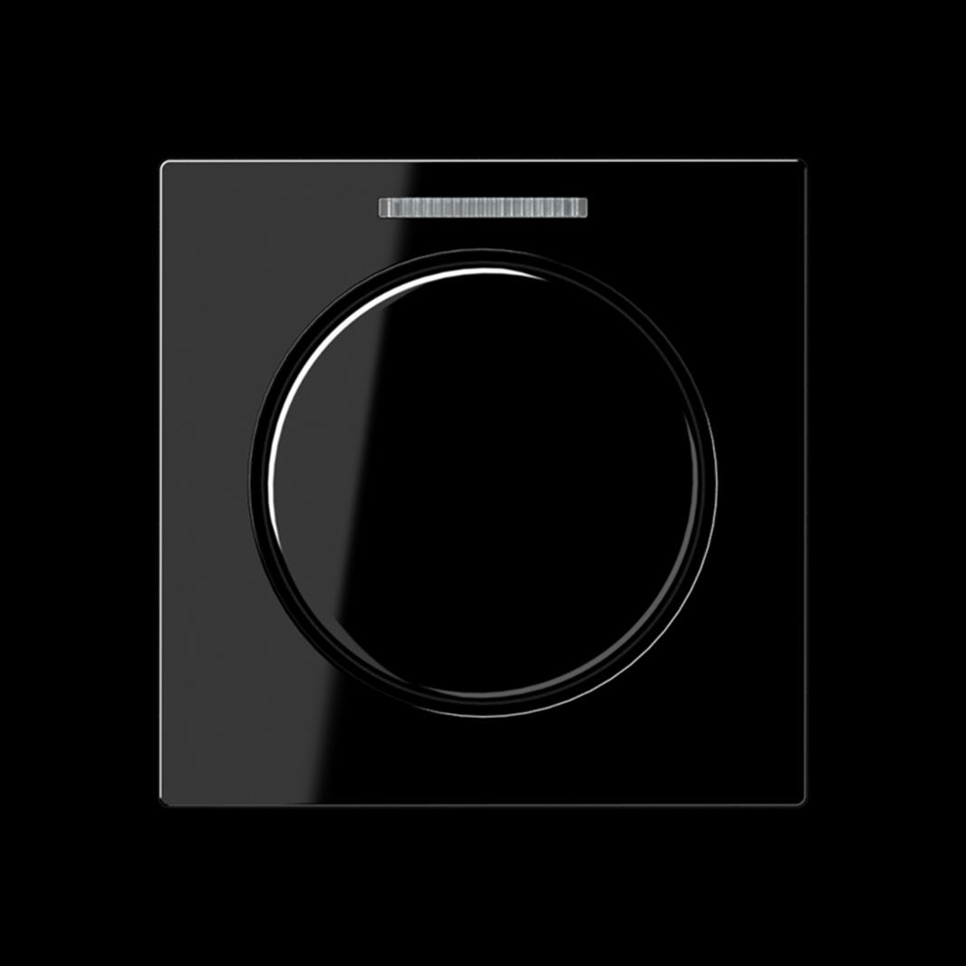 Jung Abdeckung mit Lichtleiter für KNX Drehsensor 1fach, mit Lichtleiter, Thermo