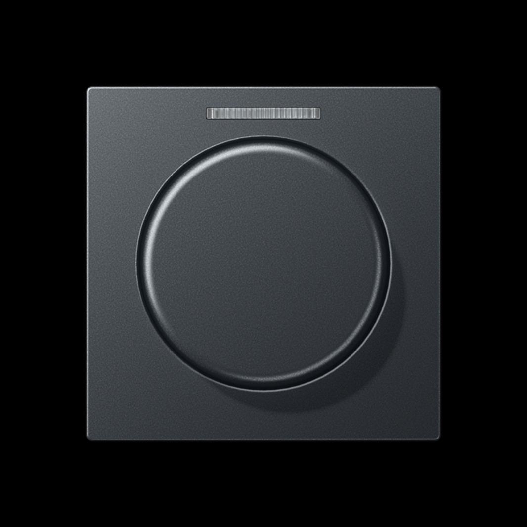 Jung Abdeckung mit Lichtleiter für KNX Drehsensor 1fach, mit Lichtleiter, Thermo