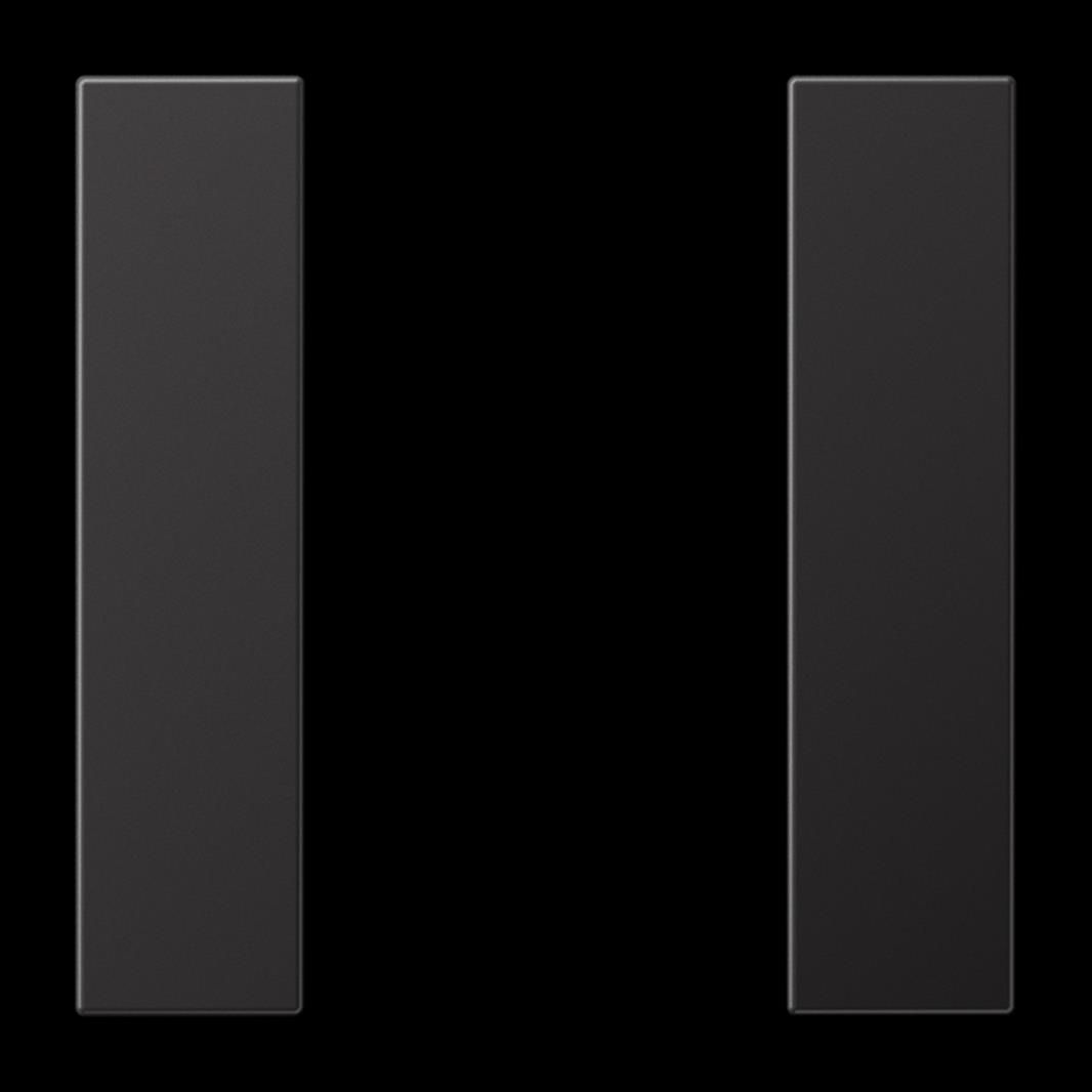 Jung Tastensatz, F50, Aluminium lackiert, Serie LS, dark